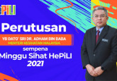 Perutusan Menteri Kesihatan Sempena Minggu Sihat HePiLI 2021